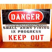 DANGER KEEP OUT Safety Warning Wall Sign Metal Aluminum Name Plate